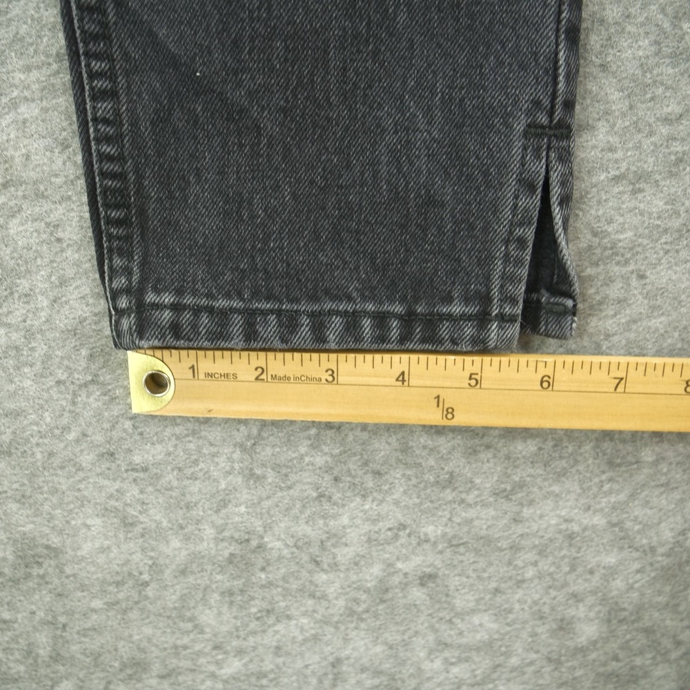 Reformation Jeans Womens 29 Black Belted High Waist Mom Jean Denim  90s - Picture 12 of 12